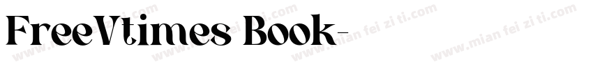 FreeVtimes Book字体转换